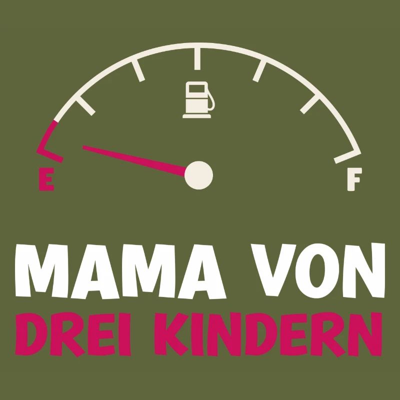 Tank leer Mama von 3 Kindern Mutter Muttertag Kind