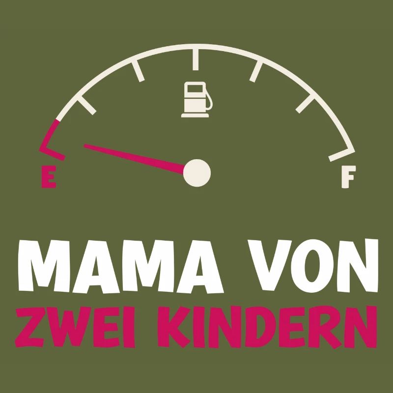 Tank leer Mama von 2 Kindern Mutter Muttertag Kind