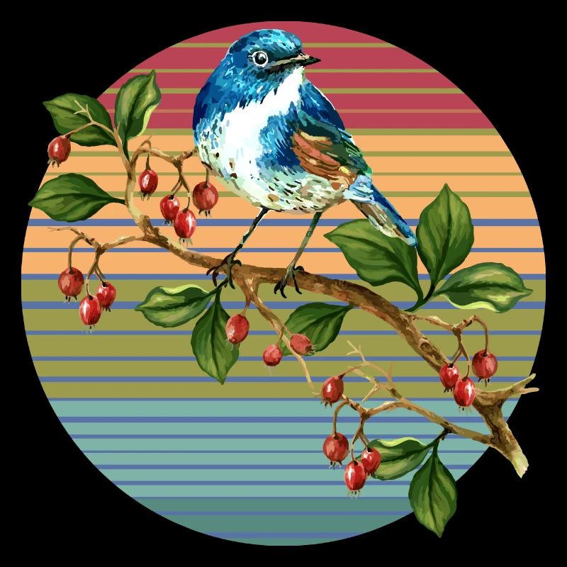 Bunter Vogel