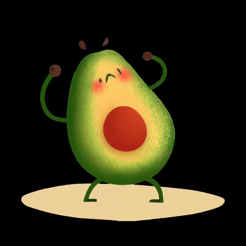 Super cute strong Avocado