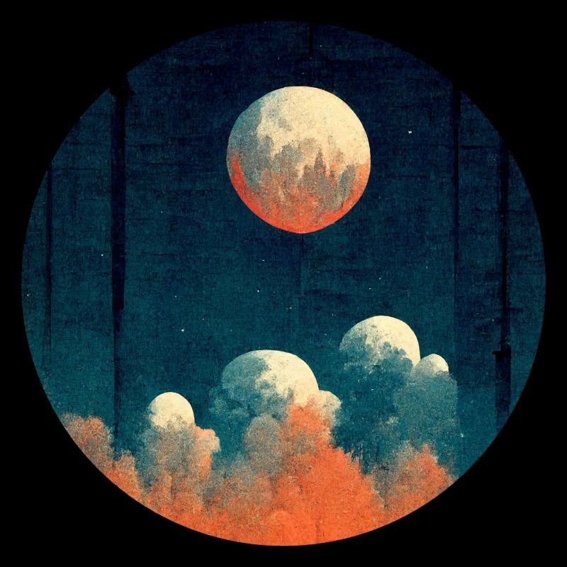 Mond am Abend