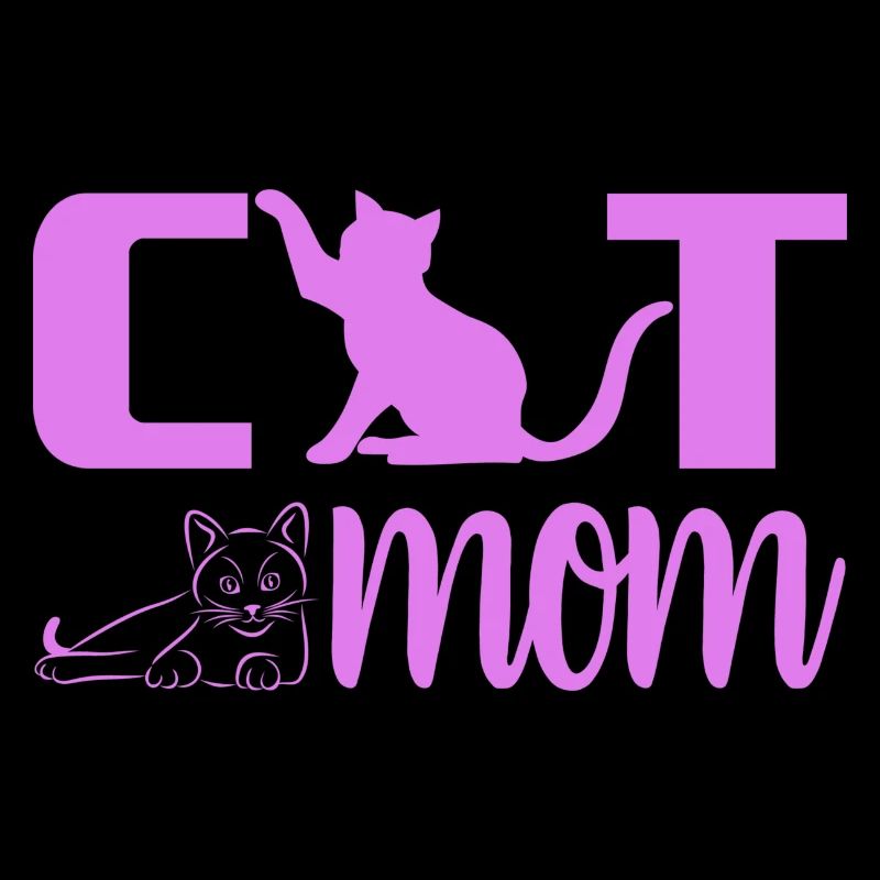 Katzen Mama Katzen Oma Großmutter Mutter Mom Katze