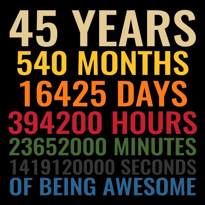 45 ans
