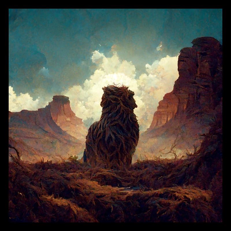 ron comme un lion dans