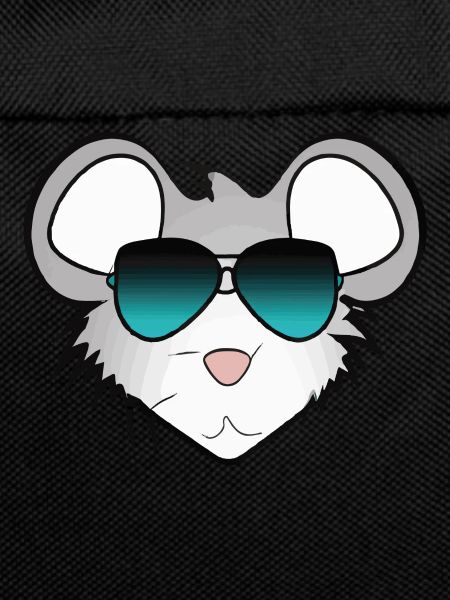 Mouse with Sunglasses Illustration Gift