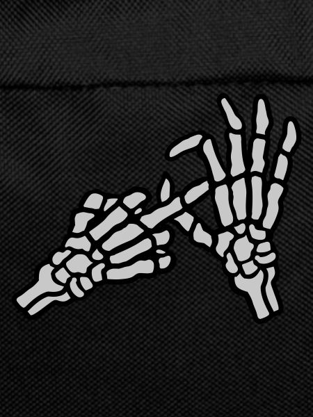 Hole Middle Finger Gesture Skeleton