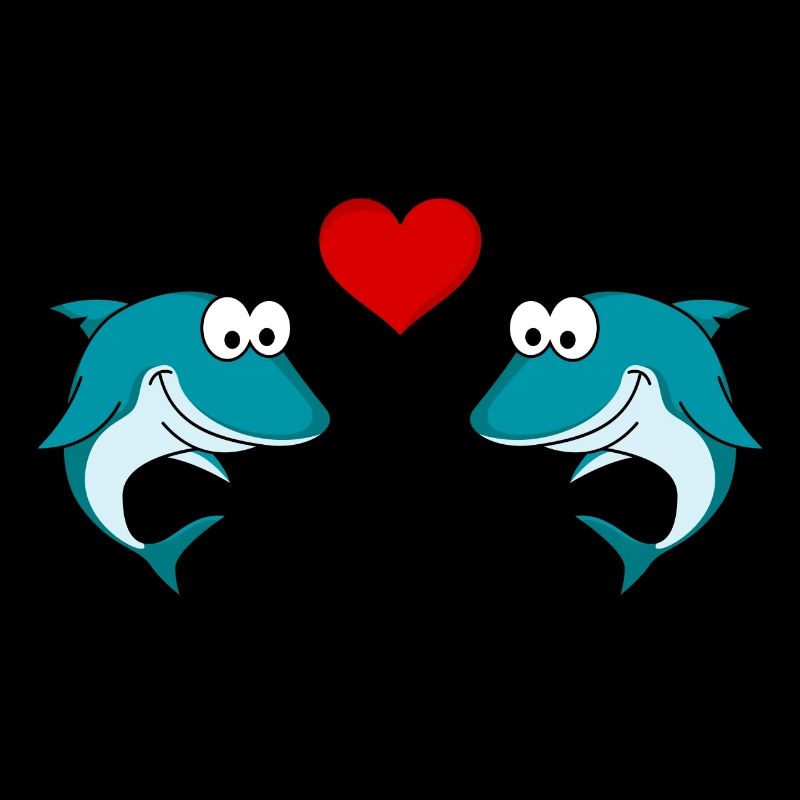 Hai Comic Paar Liebe