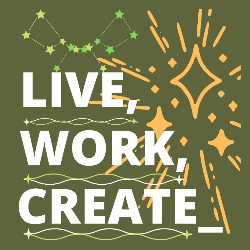 like, work, create