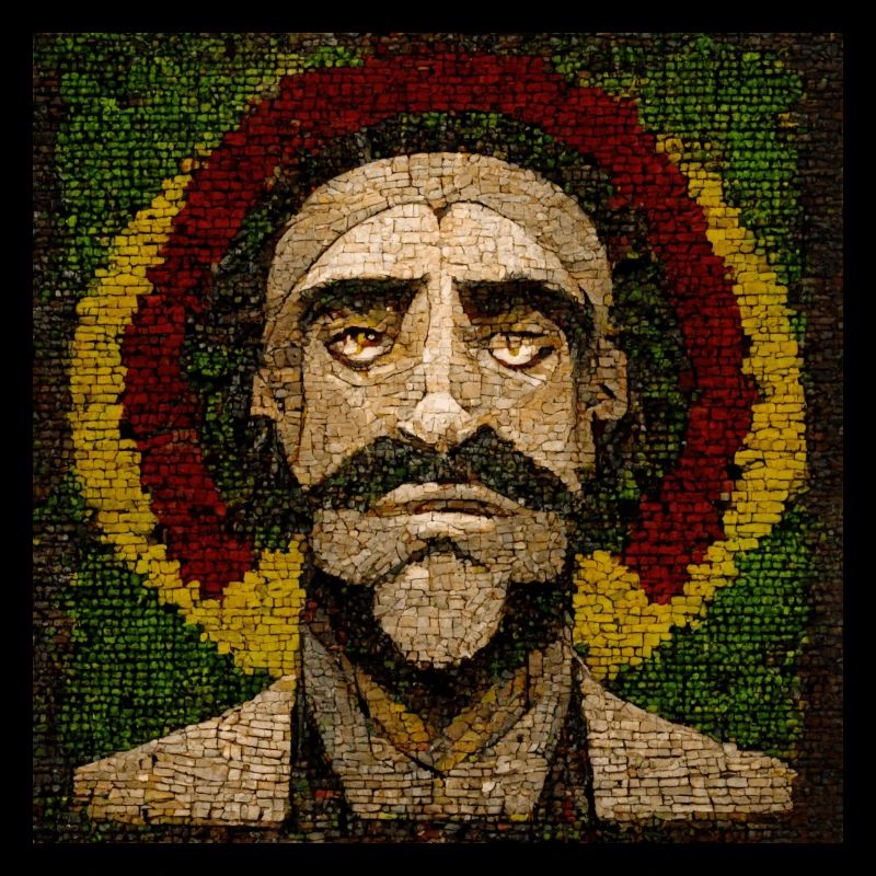 Mosaik Rasta-malerei