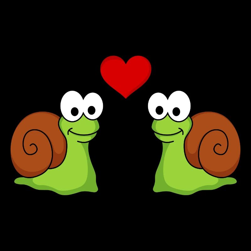 Snail Comic Couple love