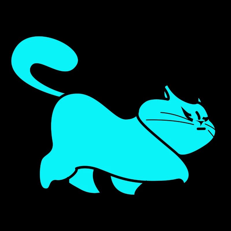 cat blue