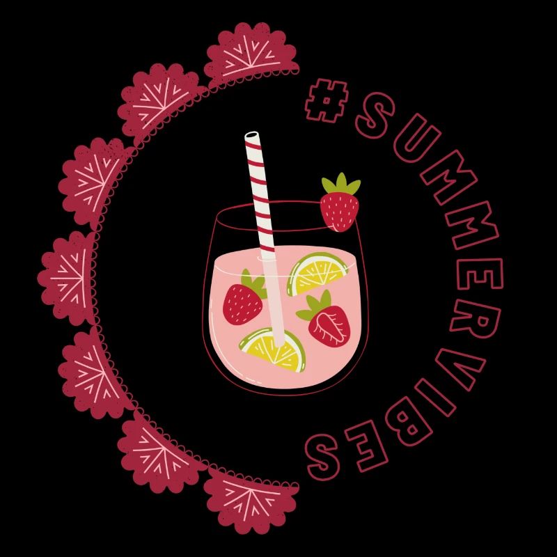 Summer vibes - Strawberries Design