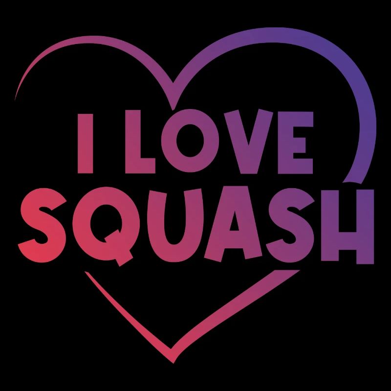 I love squash heart