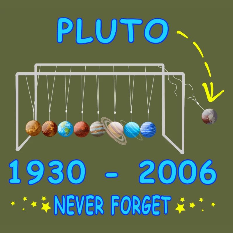 Never Forget Pluto Funny Planet Pluto