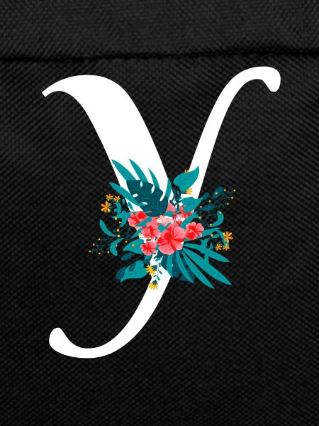 lettre Y fleuris