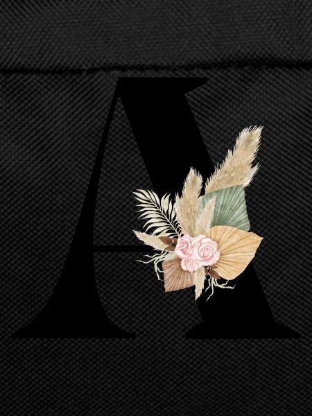 letter A flowery