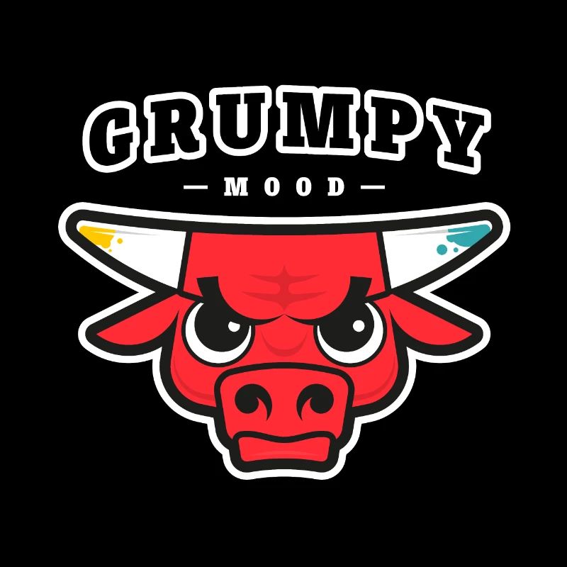 baby bull grumpy mood