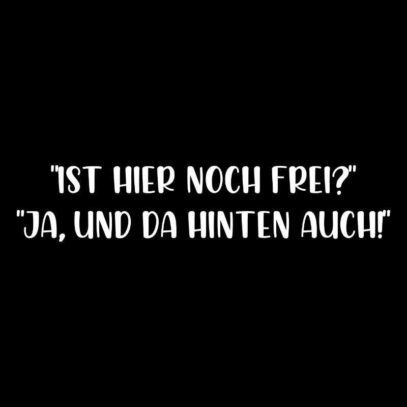 Ist hier noch frei Ja und da hinten auch