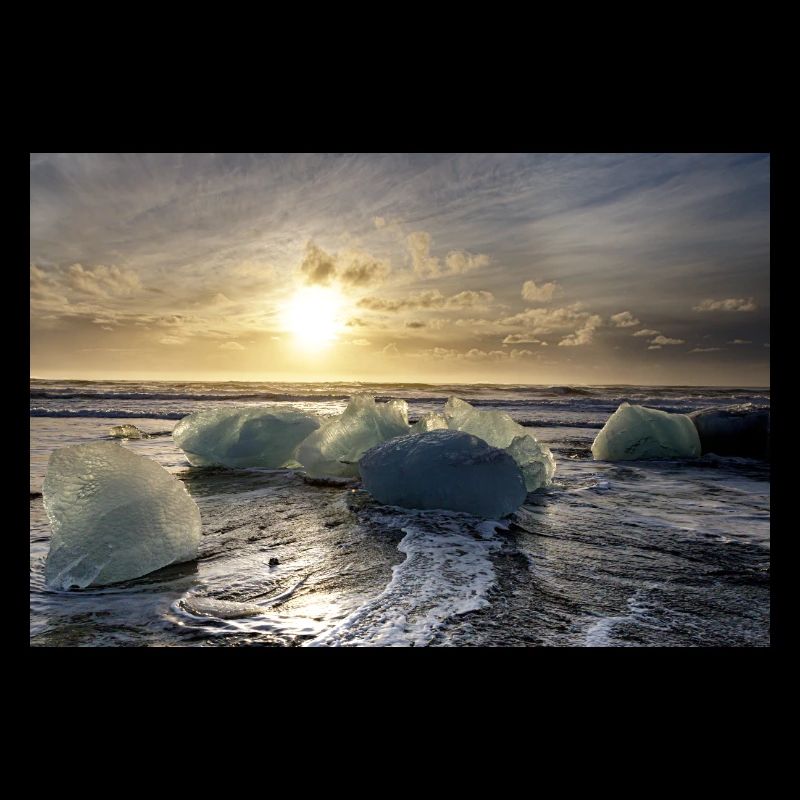 Isländischer Strand