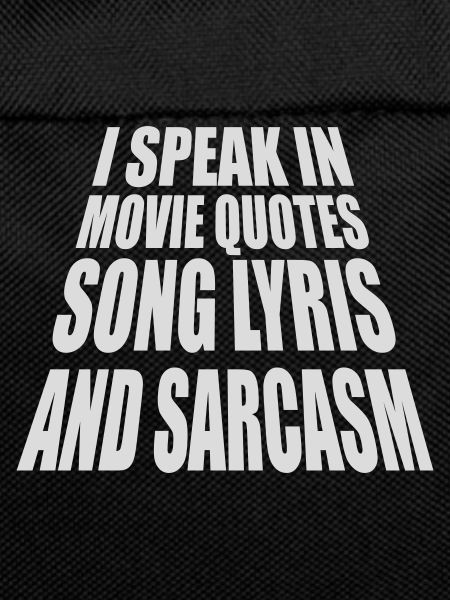 speak lyrics and sarcasm