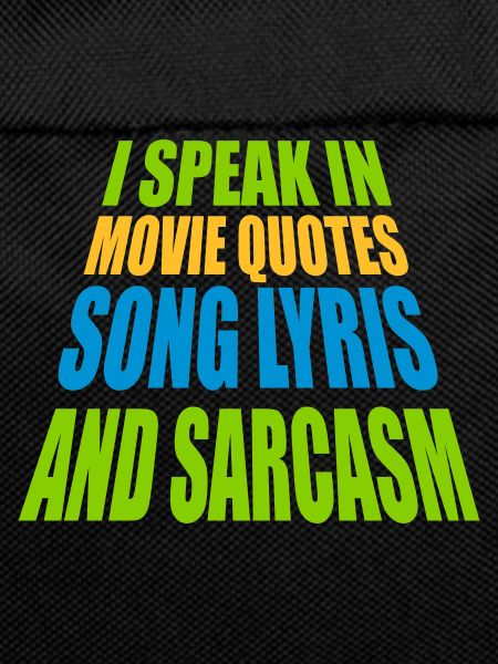 speak lyrics and sarcasm