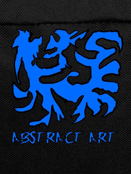 Abstract art in blue