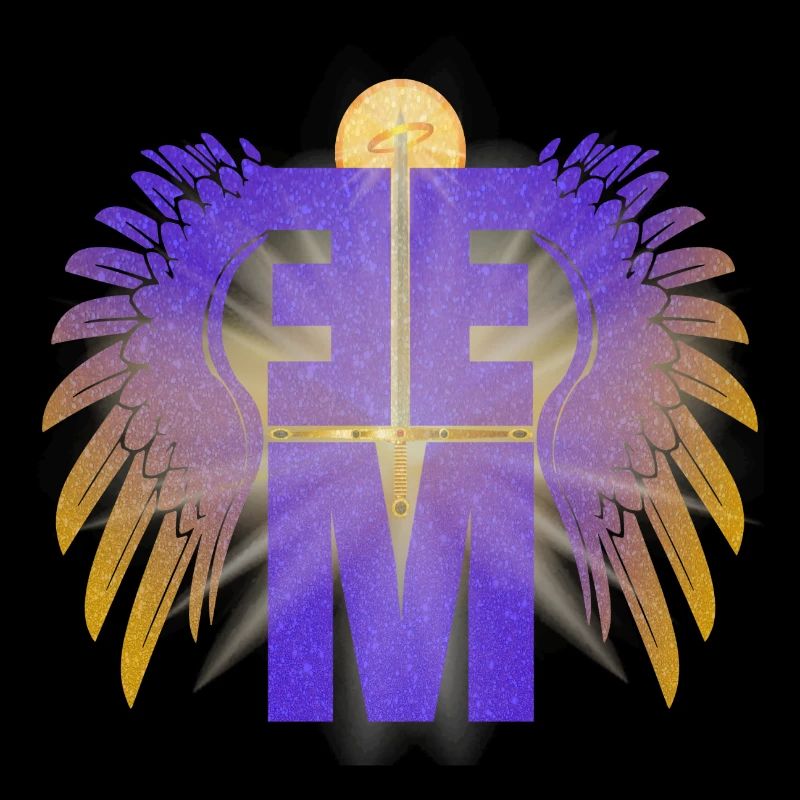 EEM = Archange Michel avec épée et ailes