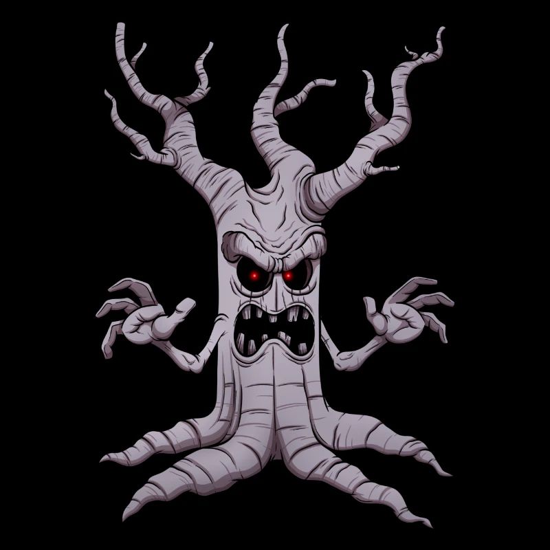 Creepy Halloween Tree