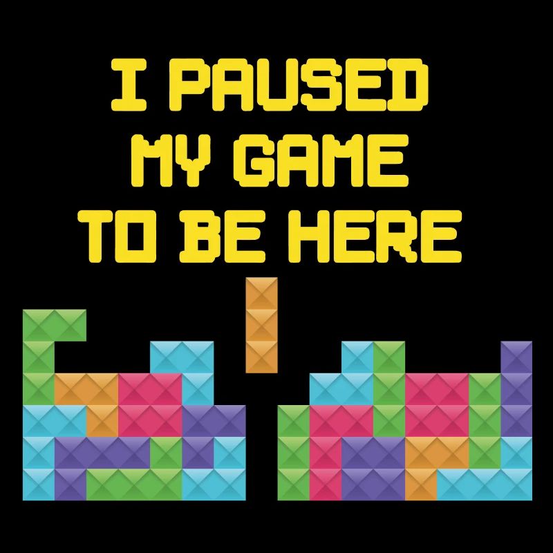 I interrupted my game to be here T-shirt esse