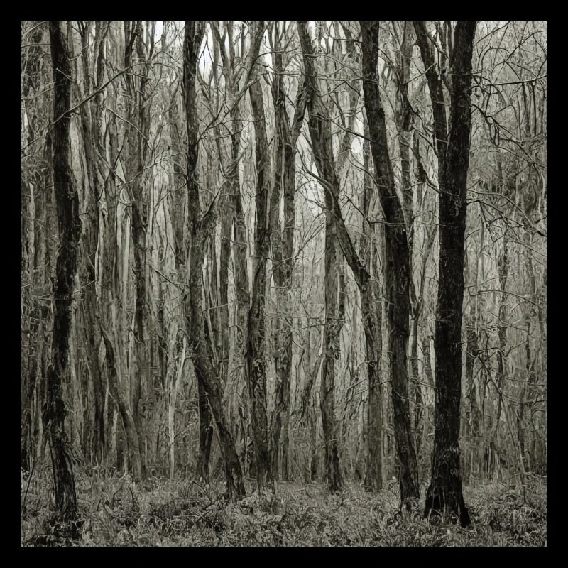 Trauriger Wald