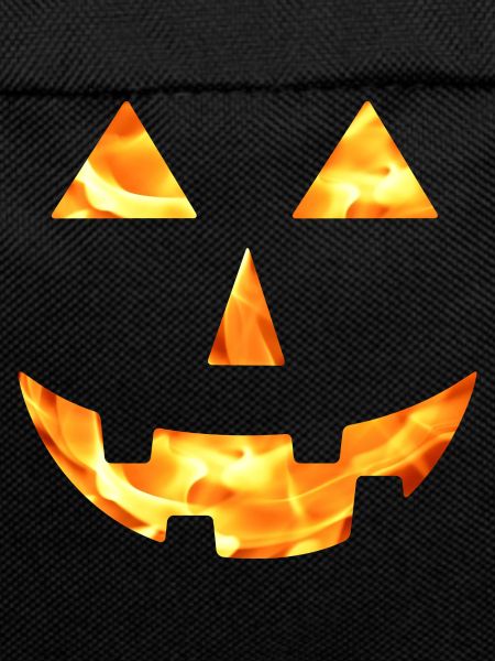 Helloween Pumpkin Face Creepy Fire