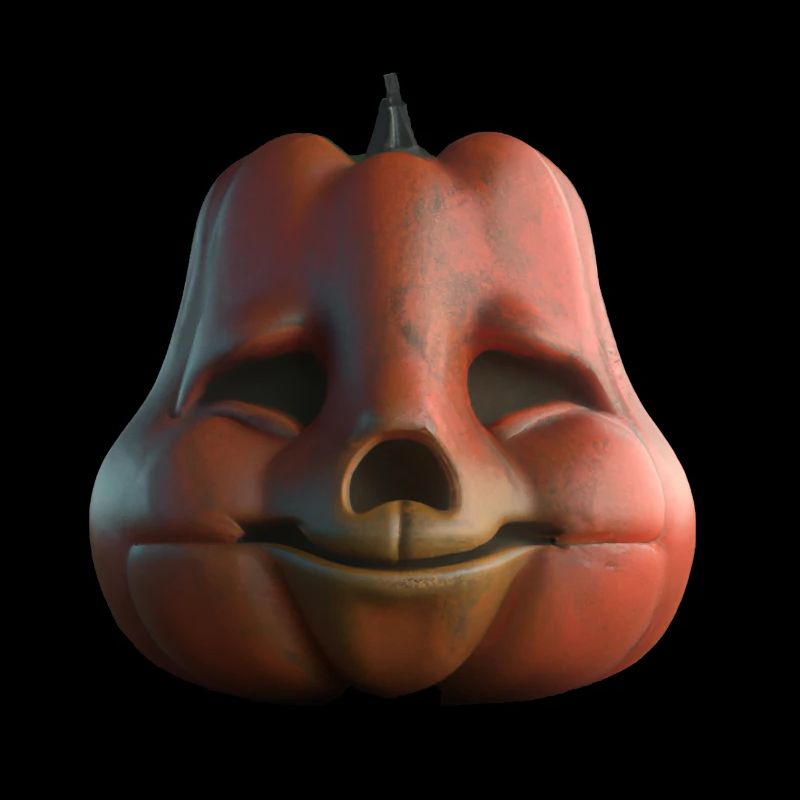 Funny Halloween Pumpkin - Comic Gift Idea