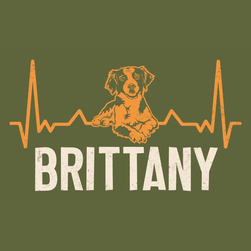 French Brittany Spaniel Epagneul Breton Gift