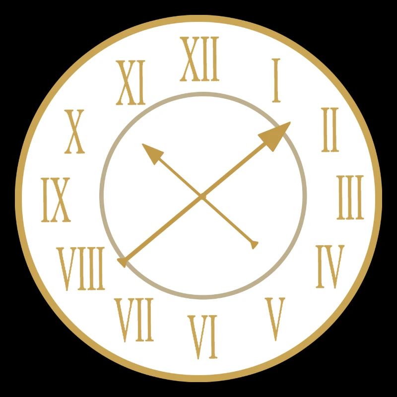 Magic golden clock