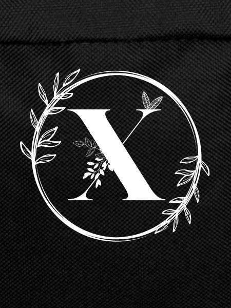 Floral letter X