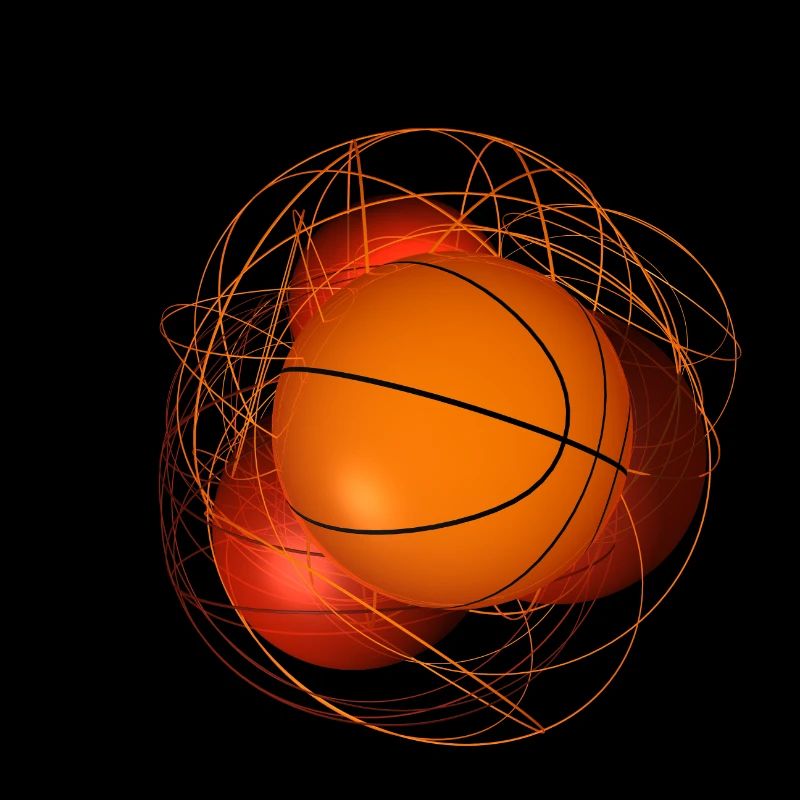 Conception 3D de basketball