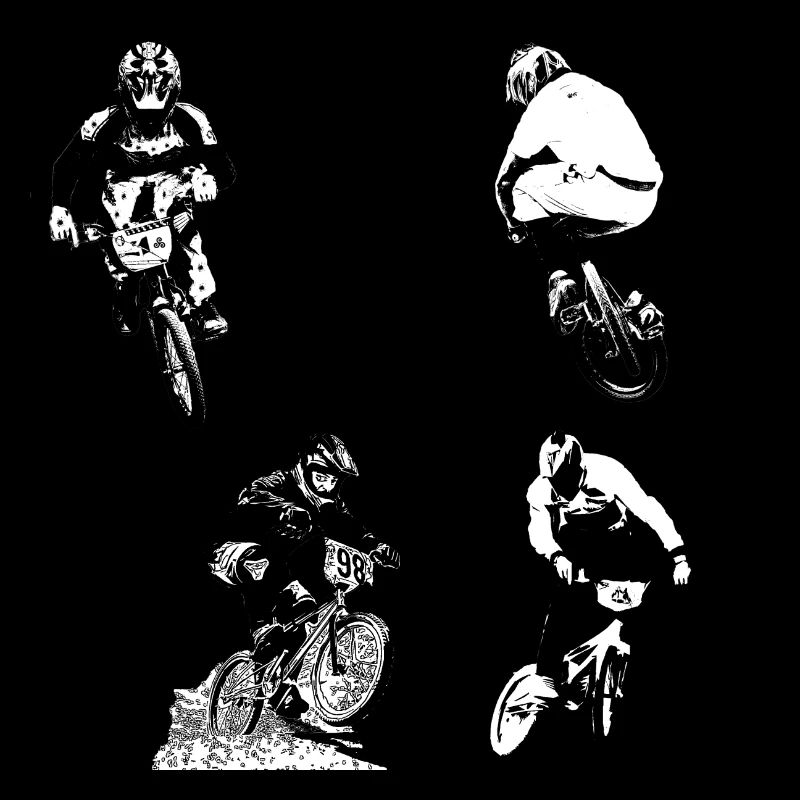 BMX Race sticker pack