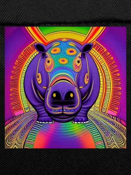Happy hippo