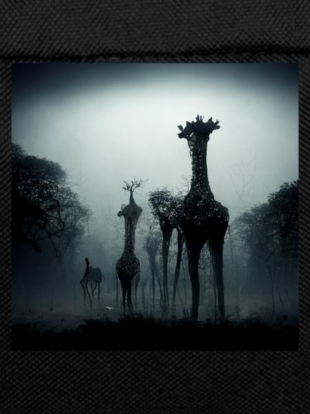 Girrafe in the dark