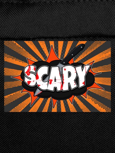 Scary Halloween Comic Style Graffiti