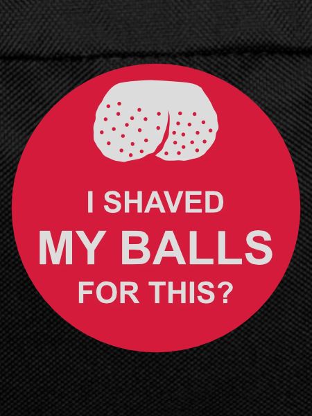 I shaved my balls