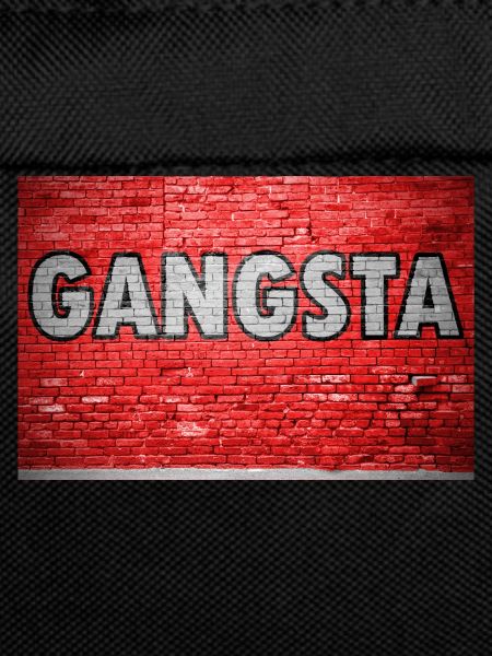 Gangster Brick Wall Graffiti