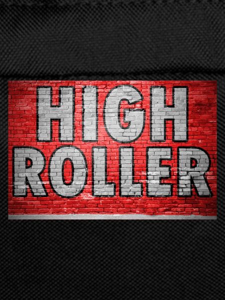 High Roller Brick Wall Graffiti