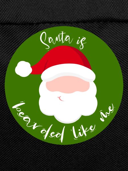 Santa is bearded like me