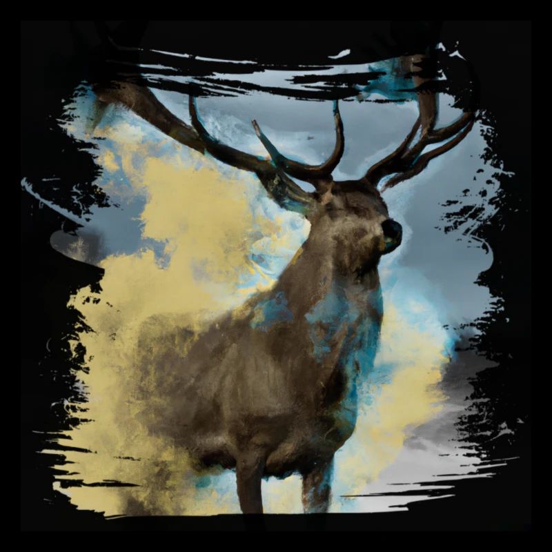 Abstrakter Hirsch