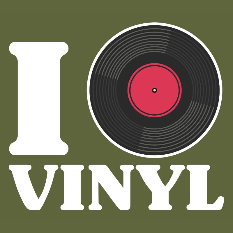 J’adore le vinyle Design pour un amoureux du format vinyle