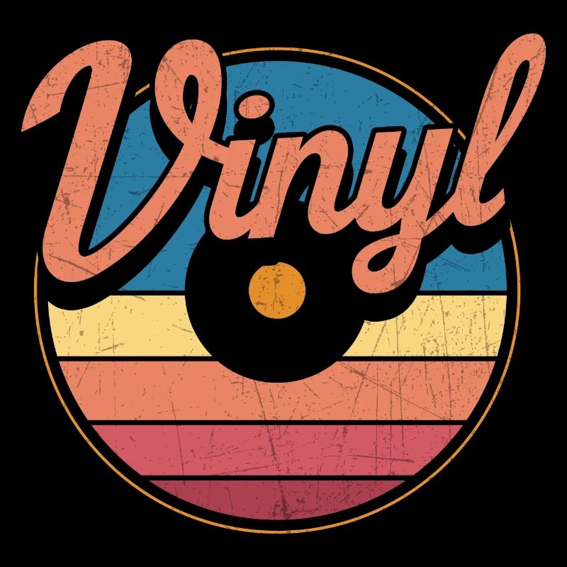 Vinyle coloré Design pour un collectionneur de vinyle