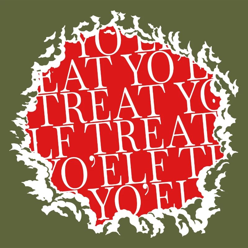 comic dork dino under the tree statement