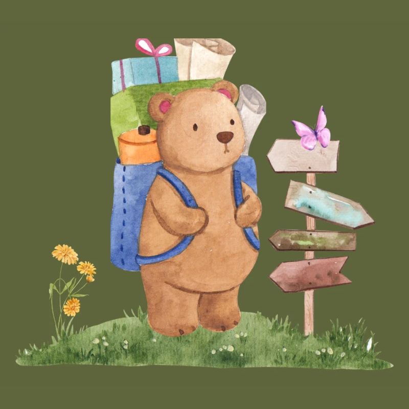 Camping Bear