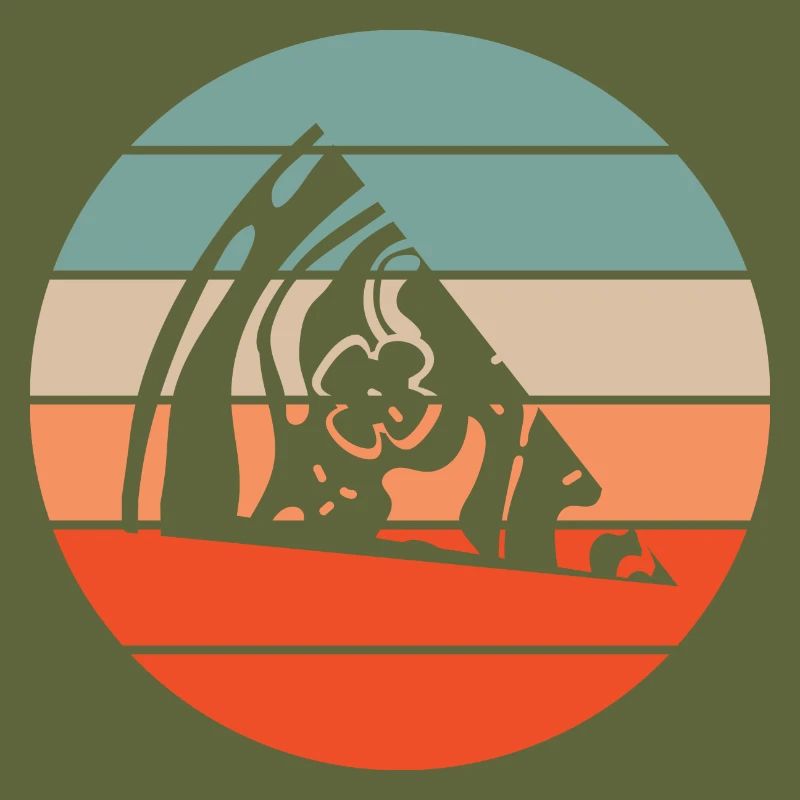 Pizza Retro Sunset